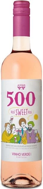 Вино 500 Vinho Verde н/солодке рожеве 9.5%  0.75 л 